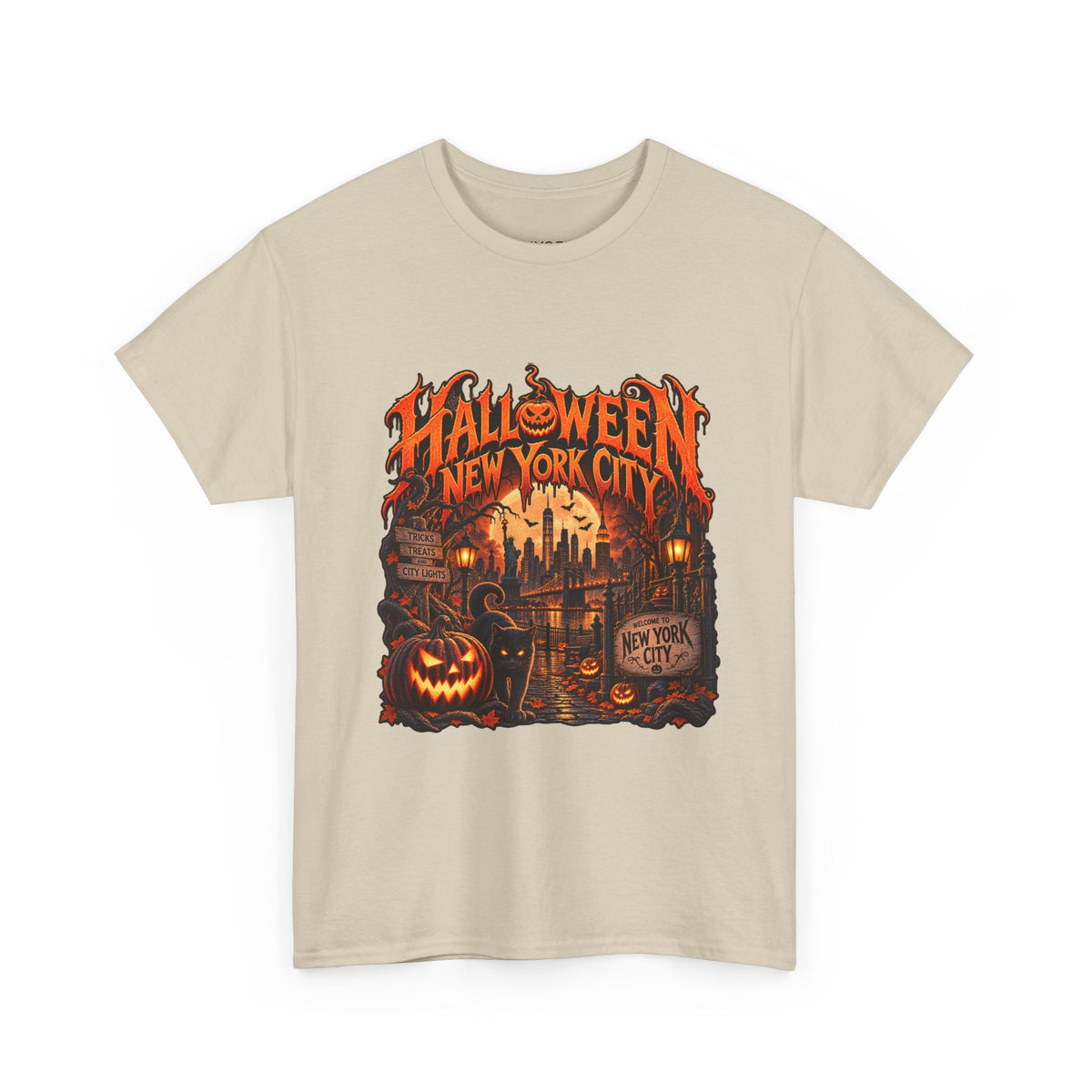 Halloween NYC Graphic Tee | Unisex Heavy Cotton Shirt